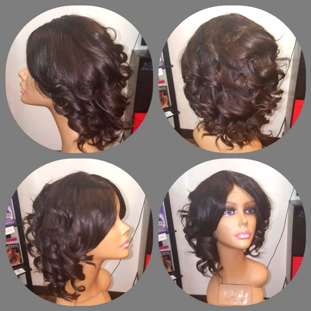 100% Virgin Human Hair Lace Closure. 12 in- Color #Natural Brown/Black
